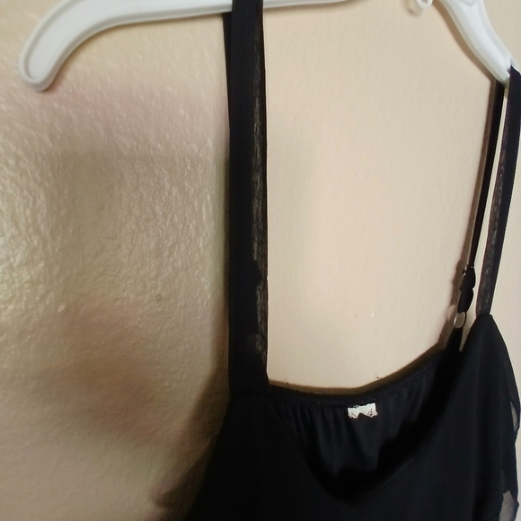 Women's Unbranded Black Sheer 90's Vintage Mesh Sleeveless Dress - Picture 4 of 16